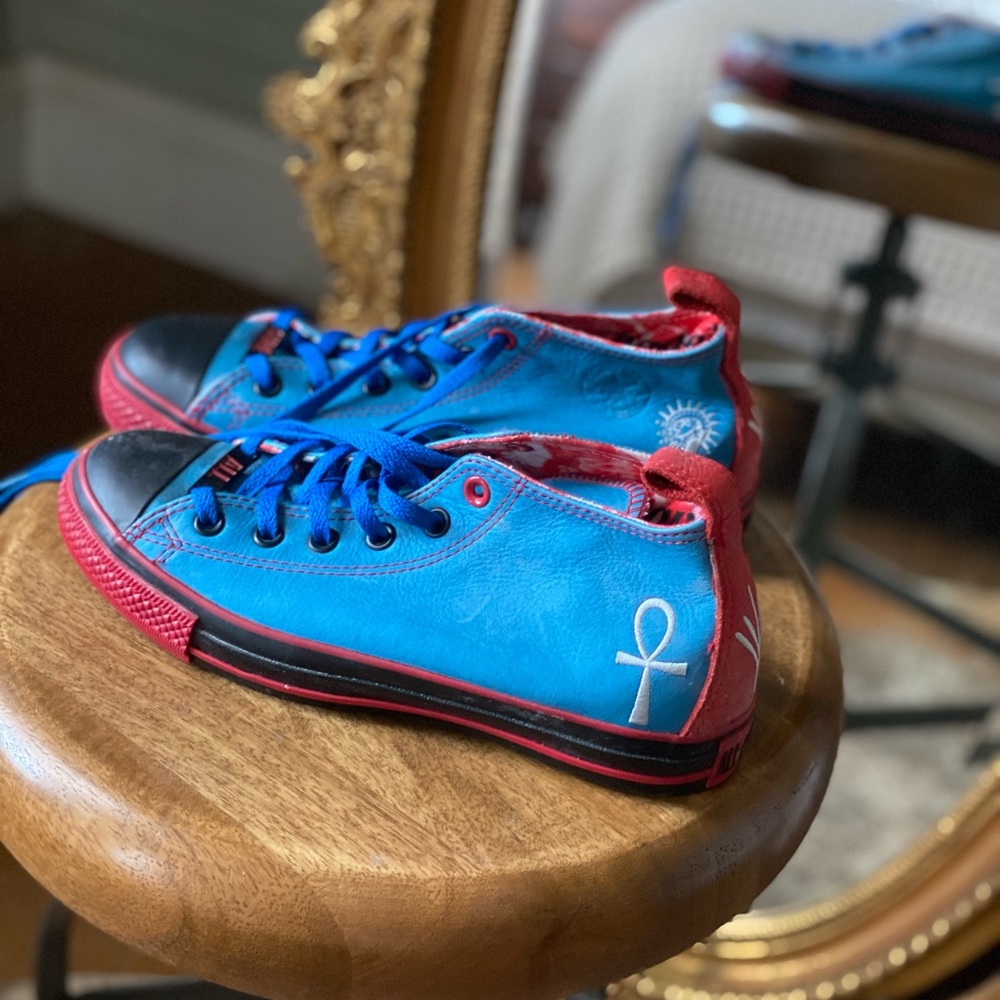 Rare Leather DQM X Converse Shoes Never Worn